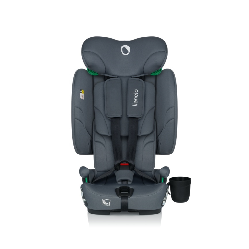 Lionelo - Foldable NELLY i-Size Car Seat 76-150 cm Grey Graphite