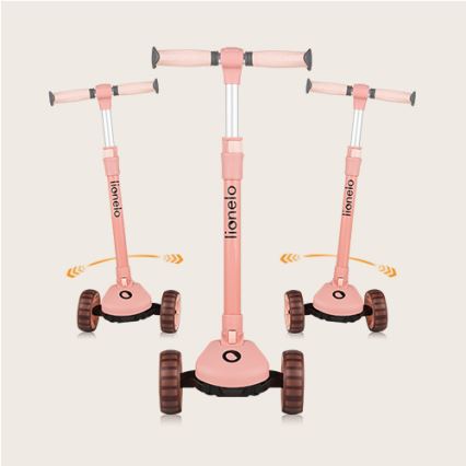 Lionelo - FRANKY 2-in-1 Kids' Scooter, Pink
