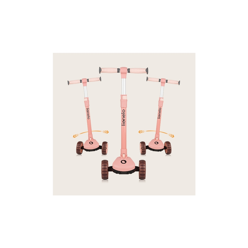 Lionelo - FRANKY 2-in-1 Kids' Scooter, Pink