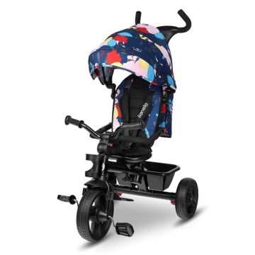 Lionelo - HAARI Kids' Tricycle Black/Multicolored