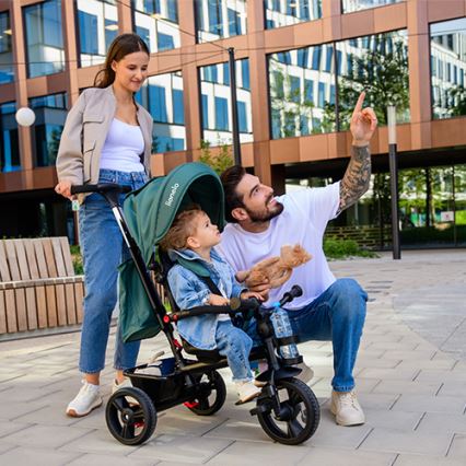 Lionelo - HAARI Kids' Tricycle Green/Black