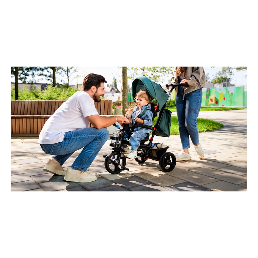 Lionelo - HAARI Kids' Tricycle Green/Black