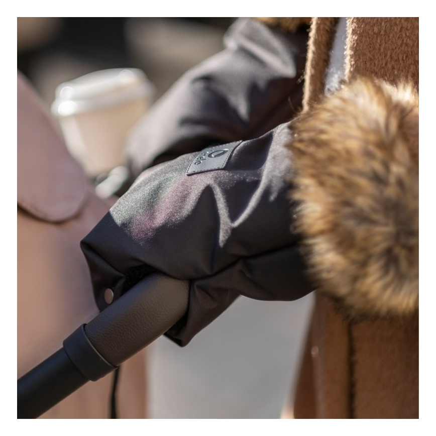 Lionelo - HANDMUFF Stroller Handmuffs Black