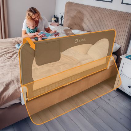 Lionelo - HANNA Bed Safety Rail Beige Melange
