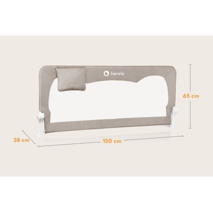 Lionelo - HANNA Bed Safety Rail Beige Melange