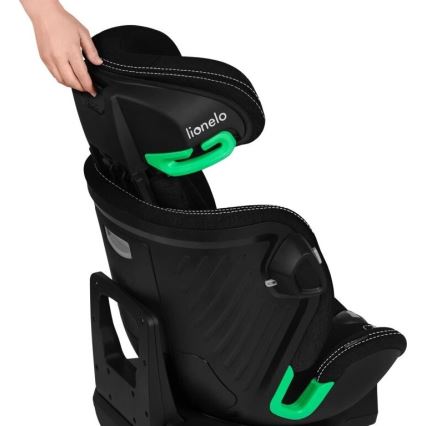 Lionelo - HARMONY i-Size Car Seat with Rotating Base 40-150 cm Black