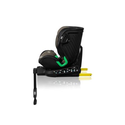 Lionelo - HARMONY i-Size Rotating Car Seat with Base, 40-150 cm, Black/Olive