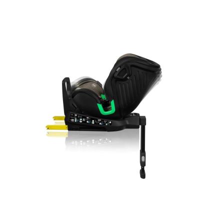 Lionelo - HARMONY i-Size Rotating Car Seat with Base, 40-150 cm, Black/Olive
