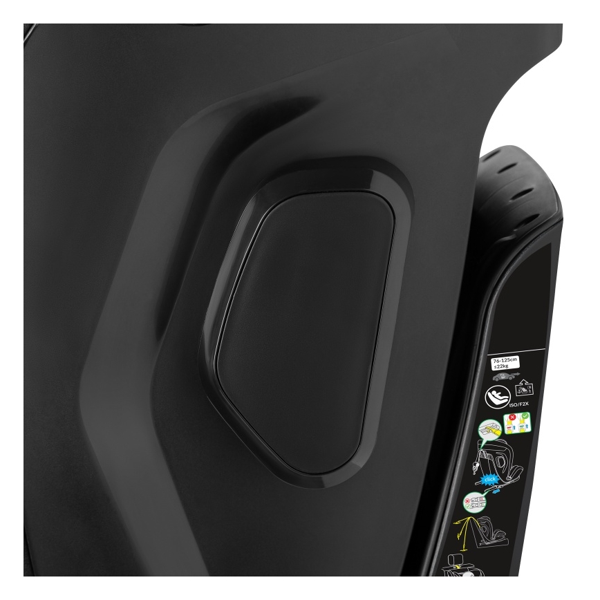 Lionelo - HARPER i-Size Rotating Car Seat with Base 76-150 cm Black Carbon