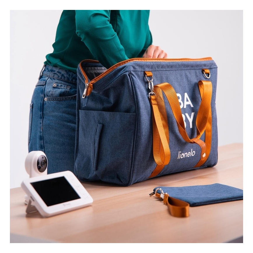 Lionelo - IDA Stroller Changing Bag, Blue Denim