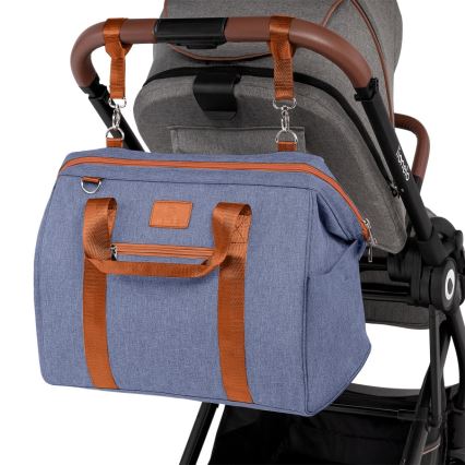Lionelo - IDA Stroller Changing Bag, Blue Denim