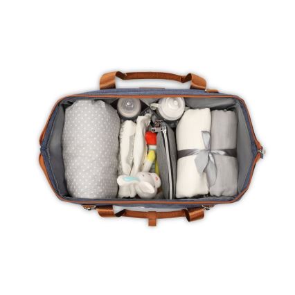 Lionelo - IDA Stroller Changing Bag, Blue Denim