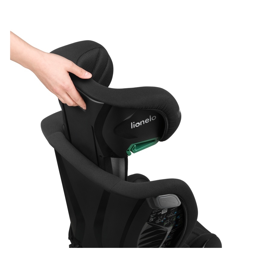 Lionelo - IGO i-Size Child Car Seat 100-150 cm Black Carbon