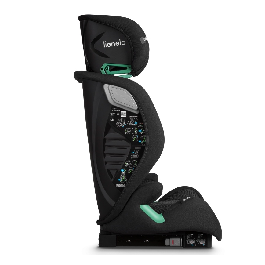 Lionelo - IGO i-Size Child Car Seat 100-150 cm Black Carbon