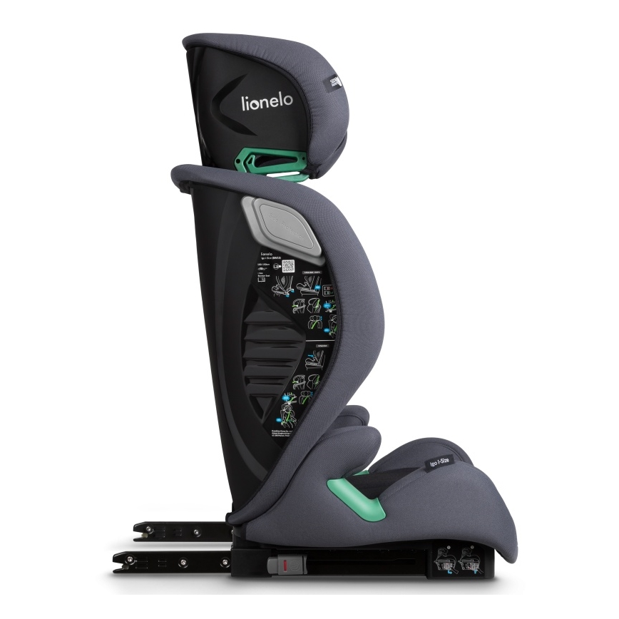 Lionelo - IGO i-Size Child Car Seat 100-150 cm Grey Graphite