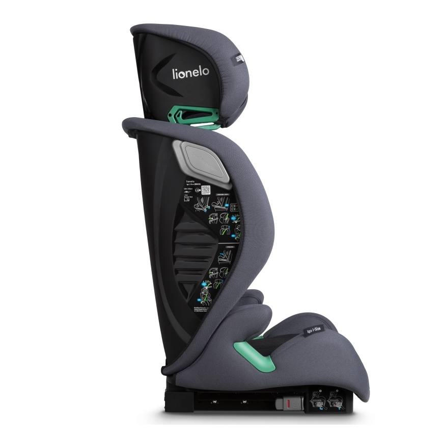 Lionelo - IGO i-Size Child Car Seat 100-150 cm Grey Graphite