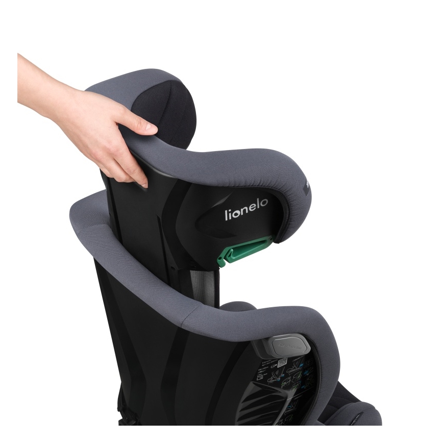 Lionelo - IGO i-Size Child Car Seat 100-150 cm Grey Graphite