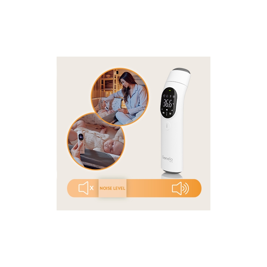 Lionelo - Infrared thermometer FEVERSCAN 2xAAA
