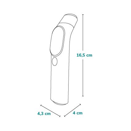 Lionelo - Infrared thermometer FEVERSCAN 2xAAA