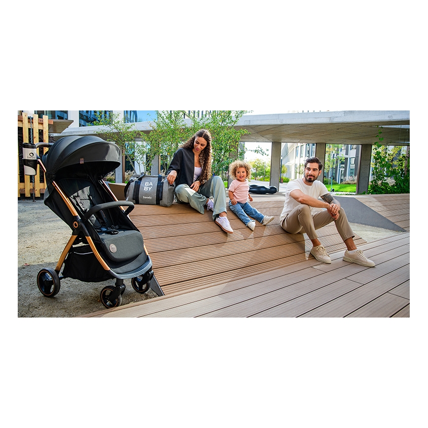 Lionelo - INGRID Stroller Black