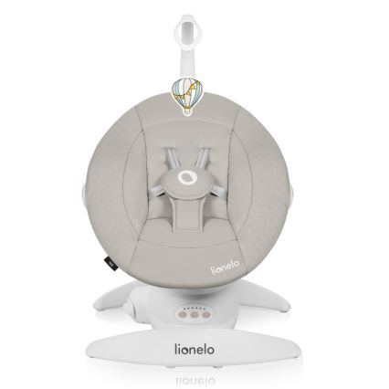 Lionelo - IRIS Baby Bouncer with Built-in Melody, 4xAA, Beige Sand