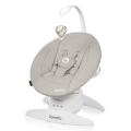 Lionelo - IRIS baby bouncer with melody, 4xAA, Beige Sand