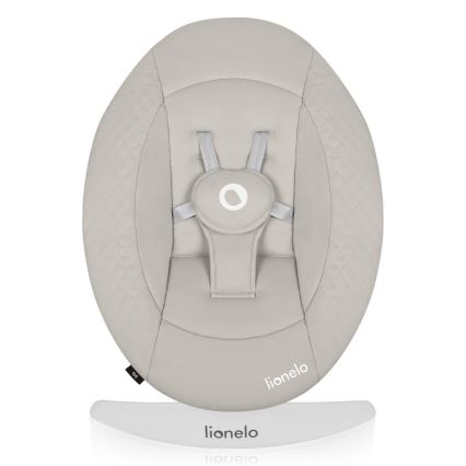 Lionelo - IRIS baby bouncer with melody, 4xAA, Beige Sand