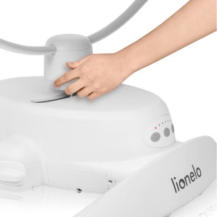 Lionelo - IRIS baby bouncer with melody, 4xAA, Beige Sand