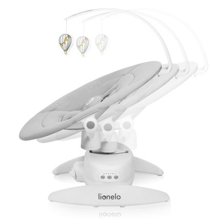 Lionelo - IRIS Baby Rocker with Melody, Grey Concrete