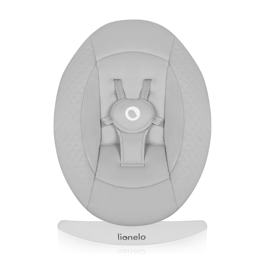 Lionelo - IRIS Baby Rocker with Music Grey Concrete