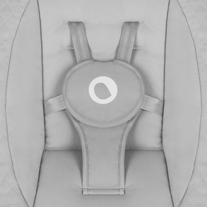 Lionelo - IRIS Baby Rocker with Music Grey Concrete