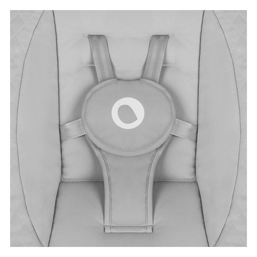 Lionelo - IRIS Baby Rocker with Music Grey Concrete