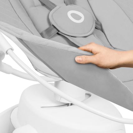 Lionelo - IRIS Baby Rocker with Music Grey Concrete