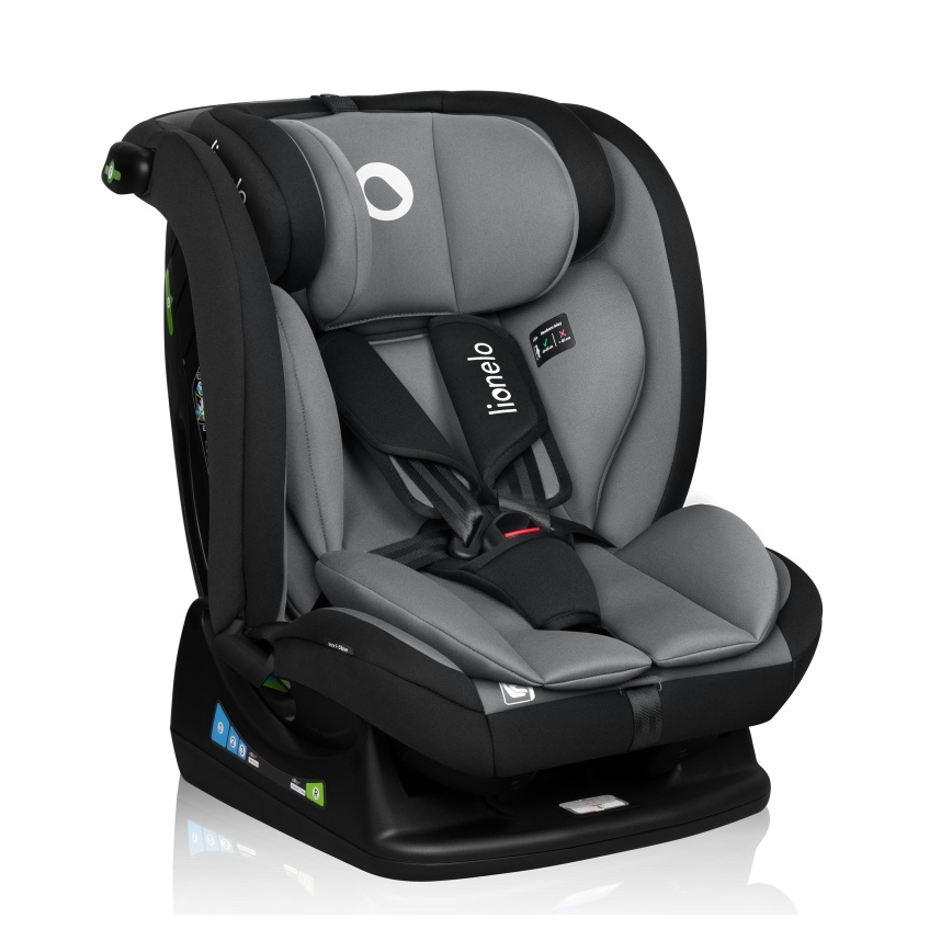 Lionelo - IZZY i-Size Car Seat 40-150 cm Black Grey