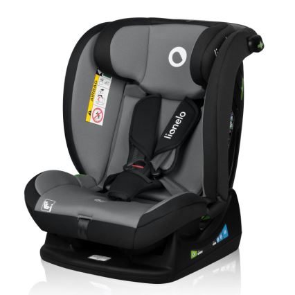 Lionelo - IZZY i-Size Car Seat 40-150 cm Black Grey