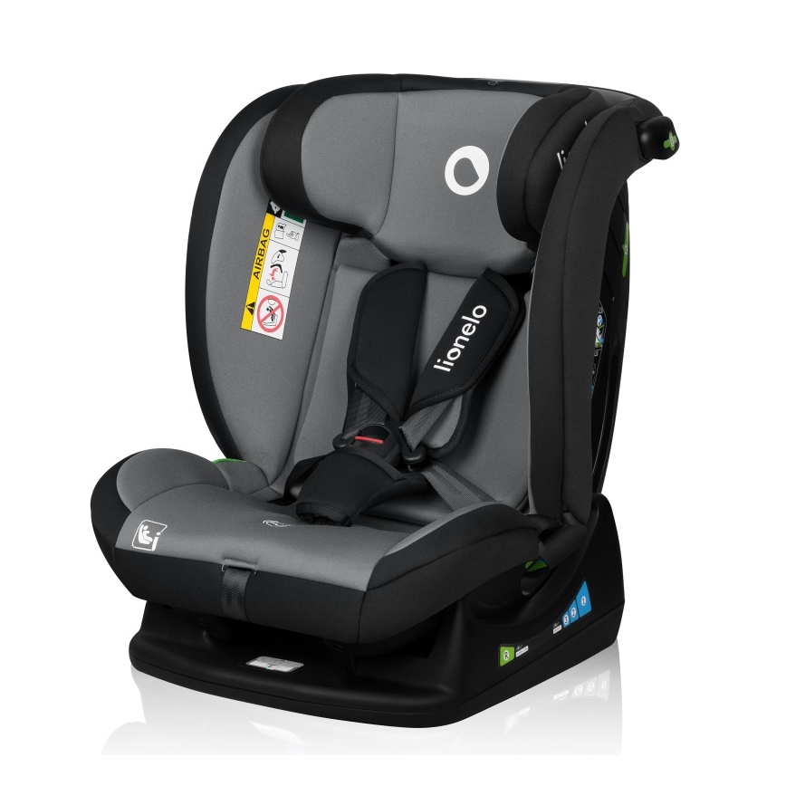 Lionelo - IZZY i-Size Car Seat 40-150 cm Black Grey