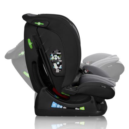 Lionelo - IZZY i-Size Car Seat 40-150 cm Black Grey
