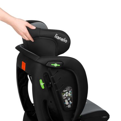 Lionelo - IZZY i-Size Car Seat 40-150 cm Black Grey
