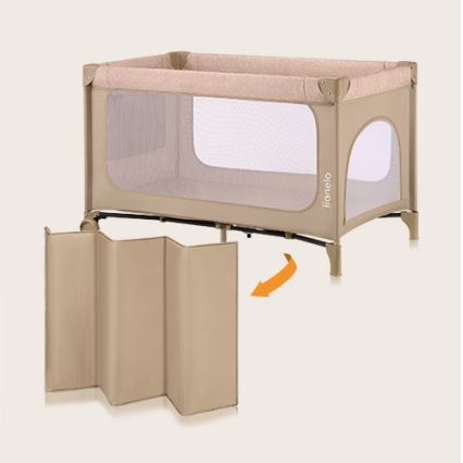 Lionelo - JASMIN EASY FOLD Travel Cot Beige Sand