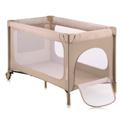 Lionelo - JASMIN EASY FOLD Travel Cot Beige Sand
