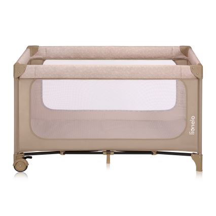 Lionelo - JASMIN EASY FOLD Travel Cot Beige Sand