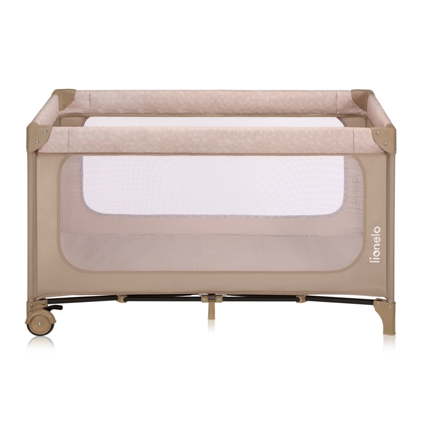 Lionelo - JASMIN EASY FOLD Travel Cot Beige Sand