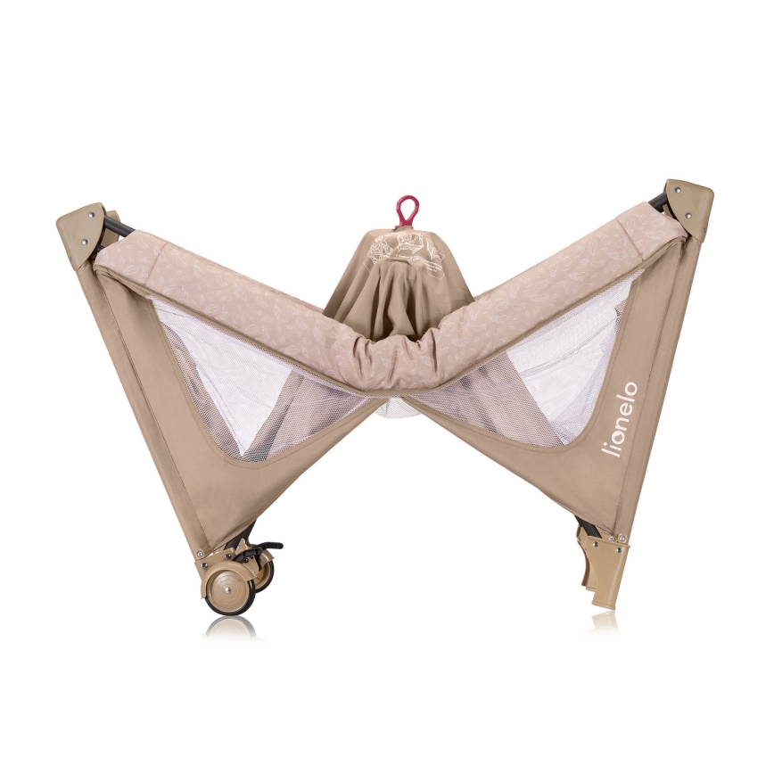 Lionelo - JASMIN EASY FOLD Travel Cot Beige Sand