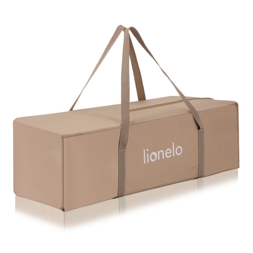 Lionelo - JASMIN EASY FOLD Travel Cot Beige Sand