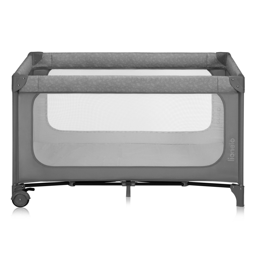 Lionelo - JASMIN EASY FOLD Travel Cot Grey Stone