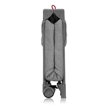 Lionelo - JASMIN EASY FOLD Travel Cot Grey Stone