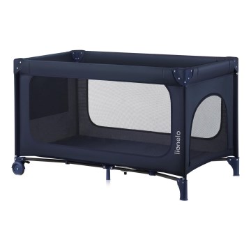 Lionelo - JASMIN EASY FOLD Travel Cot, Navy Blue