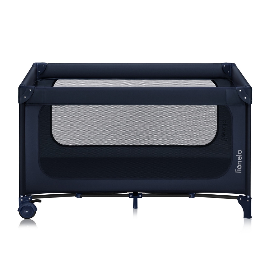 Lionelo - JASMIN EASY FOLD Travel Cot, Navy Blue