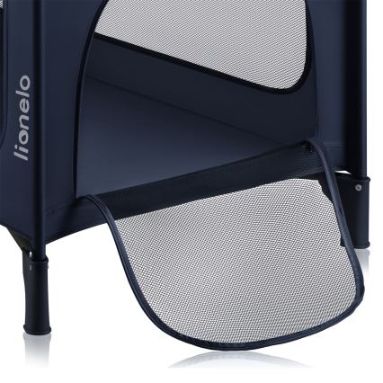 Lionelo - JASMIN EASY FOLD Travel Cot, Navy Blue
