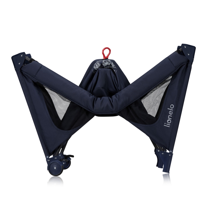 Lionelo - JASMIN EASY FOLD Travel Cot, Navy Blue